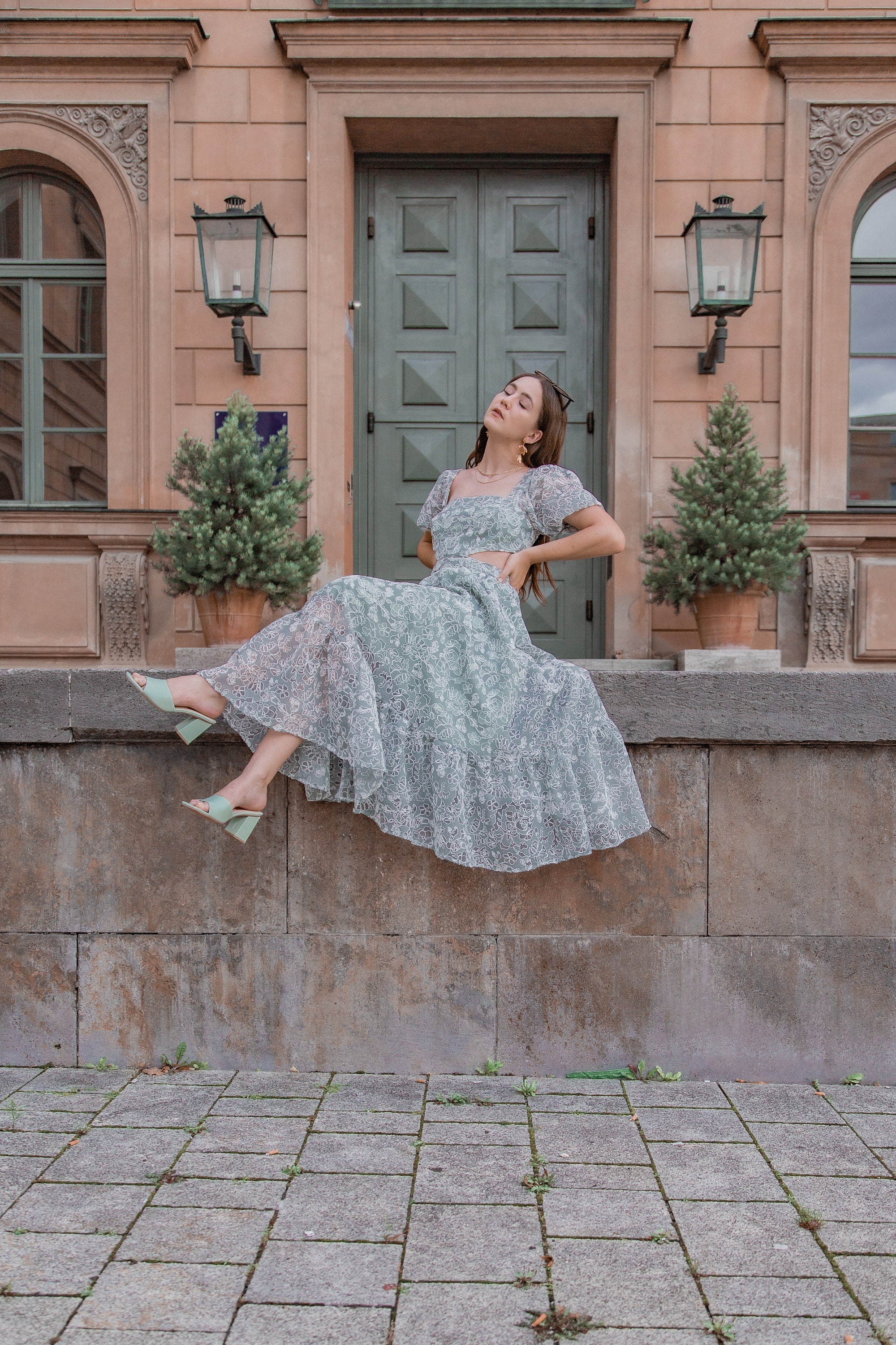 white christmas dresses Poppy Maxi in Venetian – Emily McCarthy main image 0