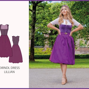 PATTERN - Dirndl Dress LILLIAN (dress only) - THISISKACHI