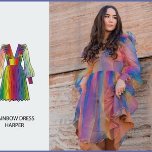 PATTERN - Rainbow Dress HARPER - THISISKACHI