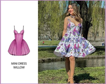 PATTERN - Mini Dress WILLOW - THISISKACHI