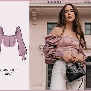 PATTERN - Corset Top AIME - THISISKACHI