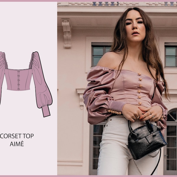 PATTERN - Corset Top AIME - THISISKACHI