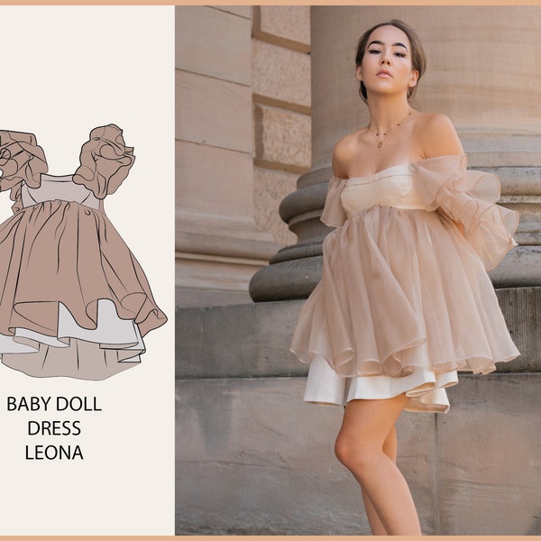 PATTERN - Baby Doll Dress LEONA - THISISKACHI