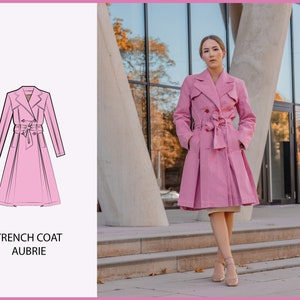 PATTERN - Trench Coat AUBRIE - THISISKACHI