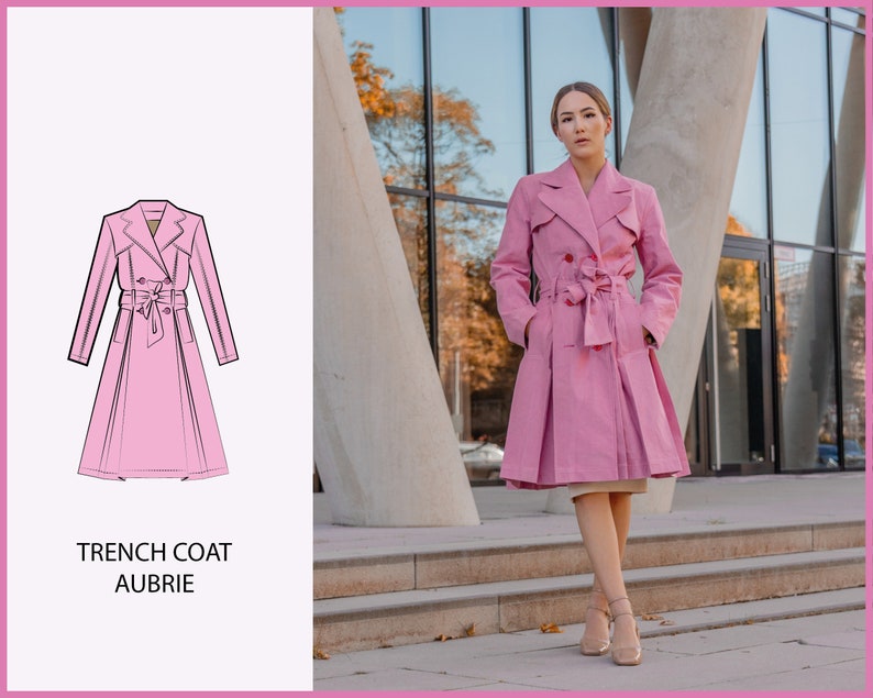 PATTERN Trench Coat AUBRIE THISISKACHI image 1