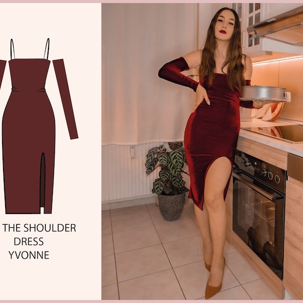 PATTERN - Off the Shoulder Dress YVONNE - THISISKACHI