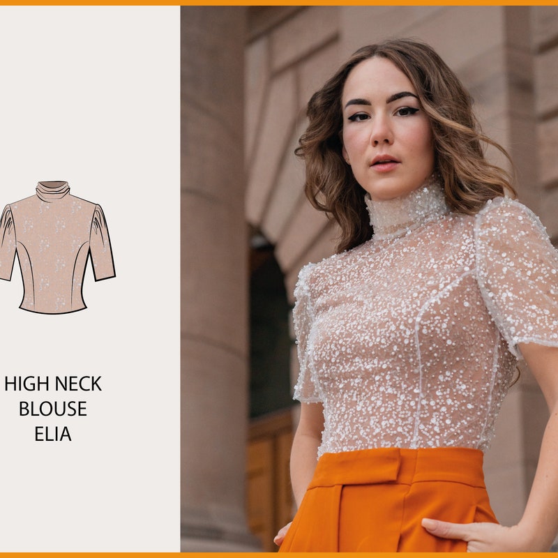 High Neck Pattern Shape High Neck Tank Dress Pattern - Etsy