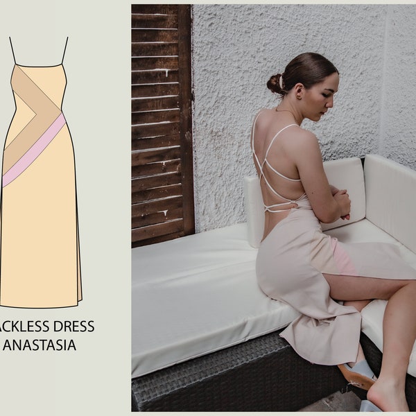 PATTERN - Backless Dress ANASTASIA - THISISKACHI