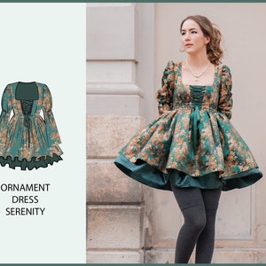 PATTERN - Ornament Dress SERENITY - THISISKACHI