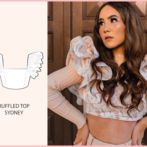 PATTERN - Ruffled Top SYDNEY - THISISKACHI