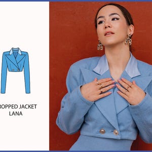 PATTERN - Cropped Jacket LANA - THISISKACHI