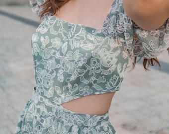 PATTERN - Cut Out Dress POPPY - THISISKACHI - Etsy