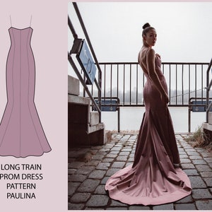 PATTERN Prom Dress PAULINA THISISKACHI Etsy