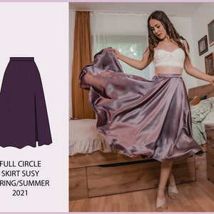 PATTERN Full Circle Skirt SUSY THISISKACHI image 1