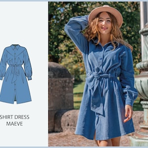 PATTERN - Shirt Dress MAEVE - THISISKACHI