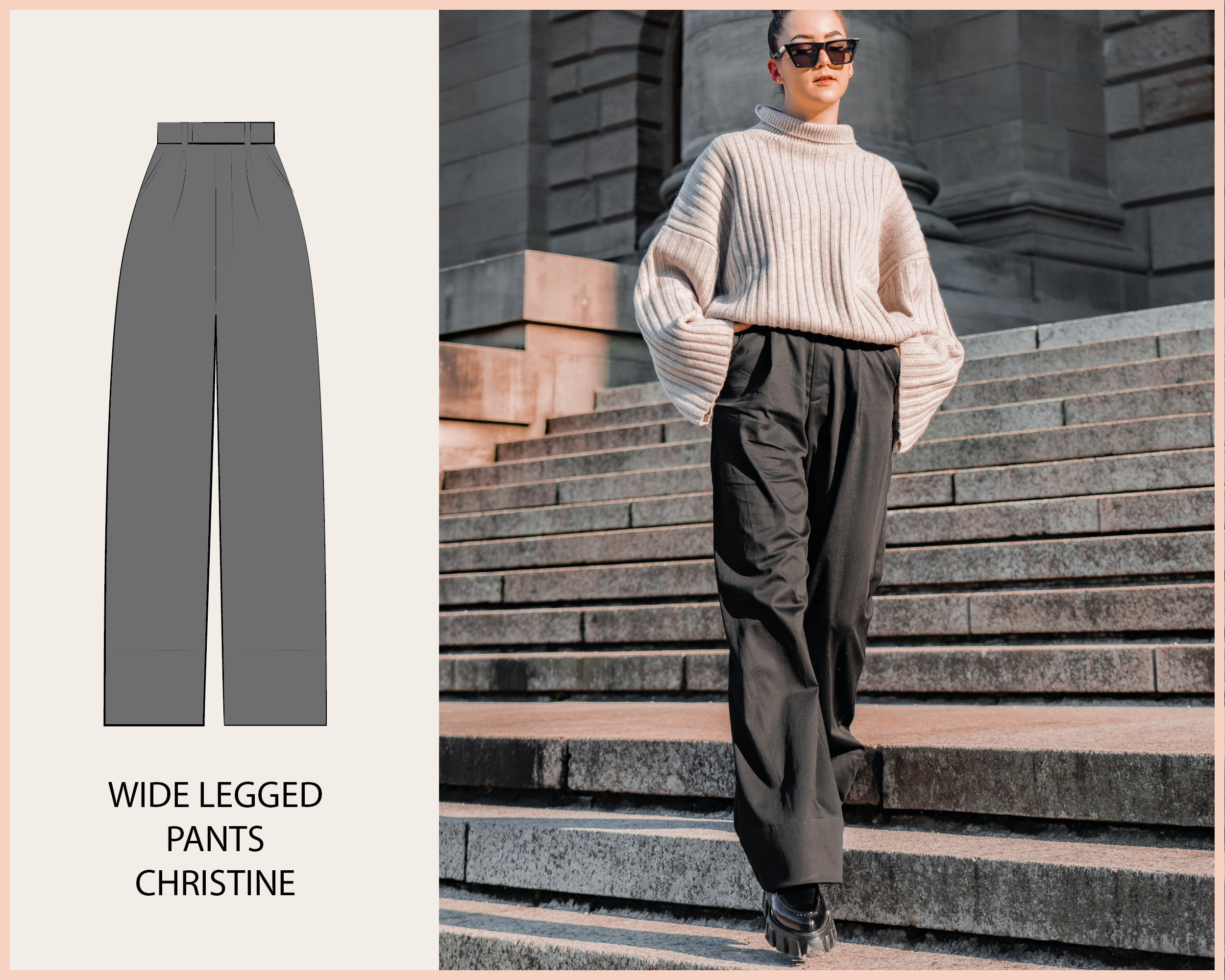 PATTERN Wide Legged Pants CHRISTINE THISISKACHI 