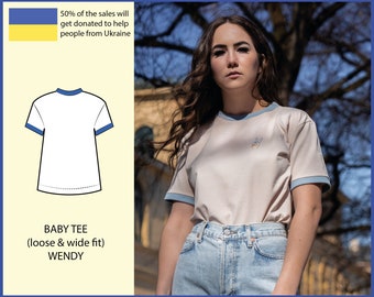 PATTERN - Baby Tee WENDY - THISISKACHI