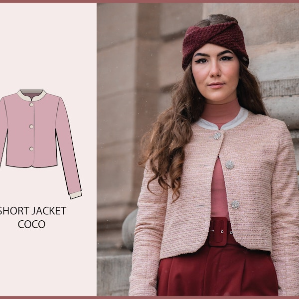 PATTERN - Short Jacket COCO - THISISKACHI