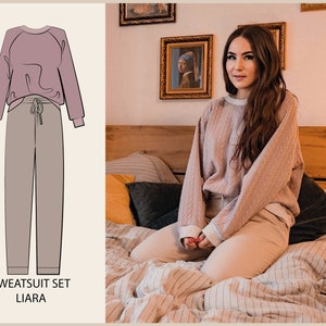 PATTERN - Sweatsuit Set LIARA (Lisa & Kiara) - THISISKACHI