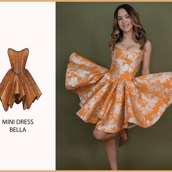 PATTERN - Mini Dress BELLA - THISISKACHI