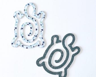 Turtle Acrylic Bookmark | Ocean Lover Gift