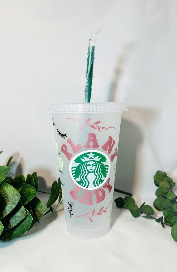 Cold Cup + Straw | Coffee Plant Logo