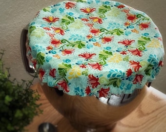 Reusable Cotton Bowl Covers | Zero Waste Kitchen Storage | 9 Inch Mixing Bowl Cover | Sourdough