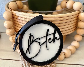 Best Friend Ornament | White Elephant Gift idea | Adult Ornament Exchange | Birthday Gift | Rude Adult Gag Gift | Christmas in July |