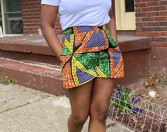 Ankara shorts, African shorts, ladies shorts, African print shorts, African pants, African clothing, African fashion, Women clothing, Boho