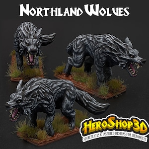 HeroQuest - Into The Northland Wolves - Custom Design