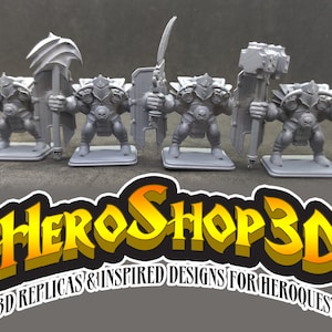 Chaos Doom Guards - Hero Quest 3D Resin Replicas