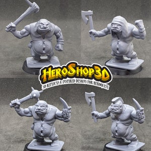 Ogre Horde - Hero Quest 3D Resin Replicas