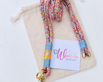 Buntes Schlüsselband. Ausweisband. Lanyard. Ananas Charm.