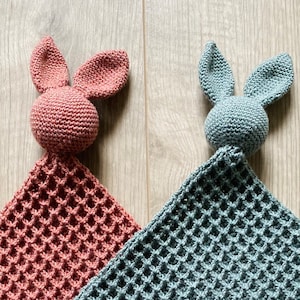DUTCH - Cuddle cloth Rabbit crochet pattern