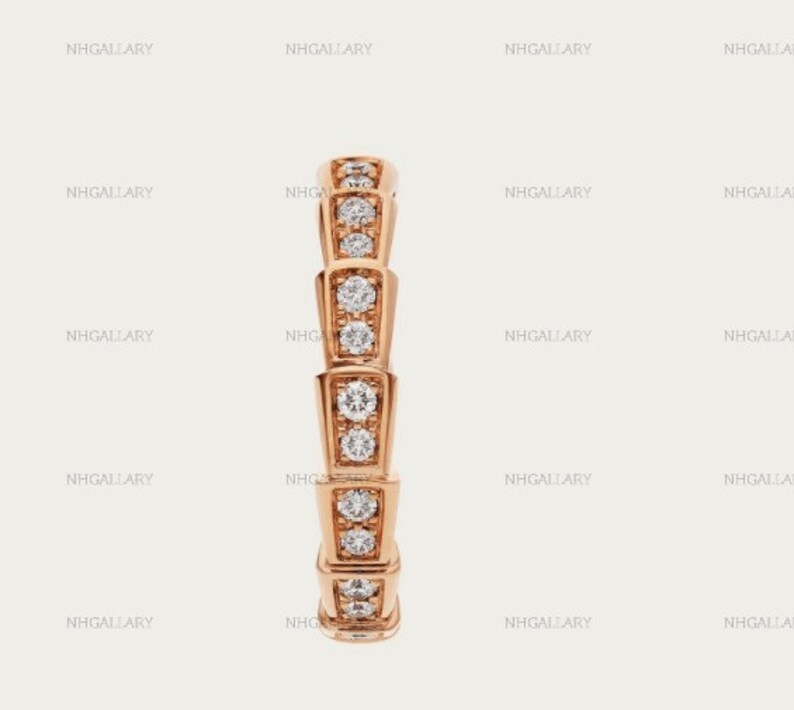 Rings For Women Rose Gold Plated Full Eternity Band Exclusive Rope Rose Gold Wedding Bands Women Promise Ring For Her Wedding Band Women