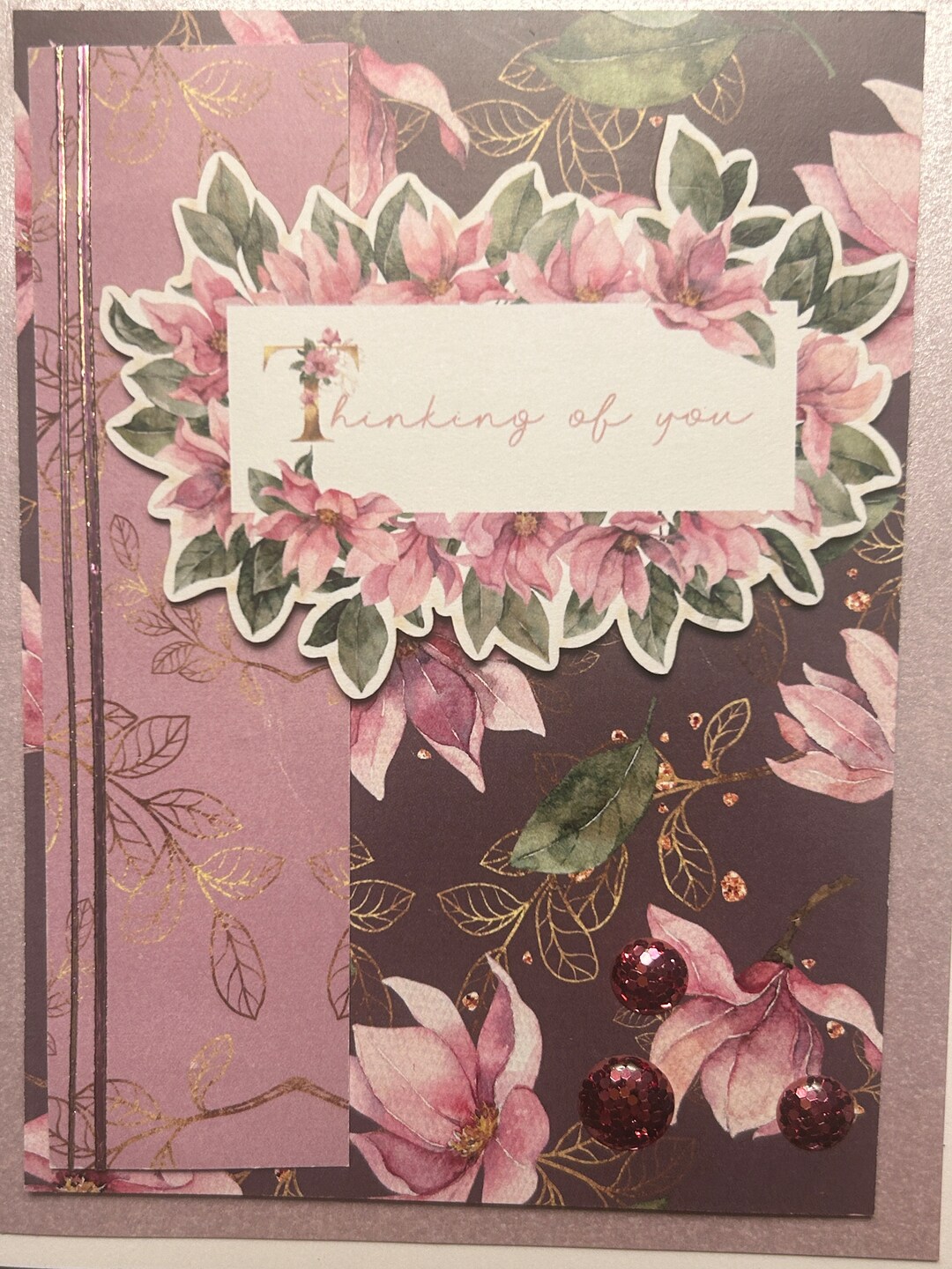 Greeting Card Thinking of You Blank Inside - Etsy