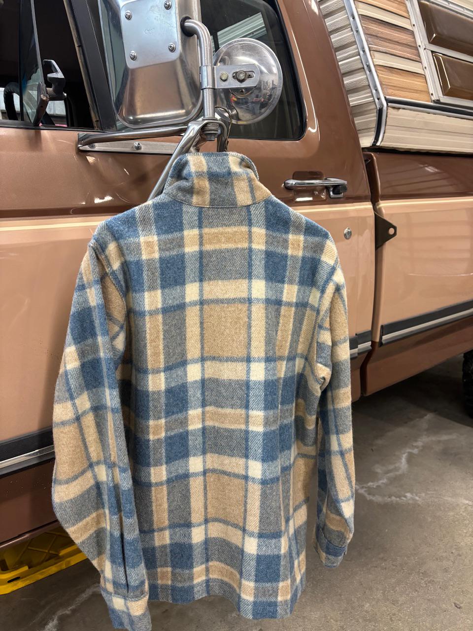 トップス 80s Eddie Bauer Wool Hunting Best 80s Era Eddie Bauer Wool Hunting Jacket Blue Plaid Size Medium