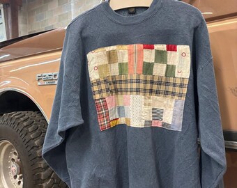 Vintage Patchwork Sweatshirt