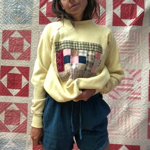 Quilt Patch Sweatshirt