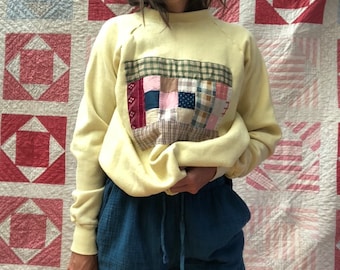 Quilt Patch Sweatshirt
