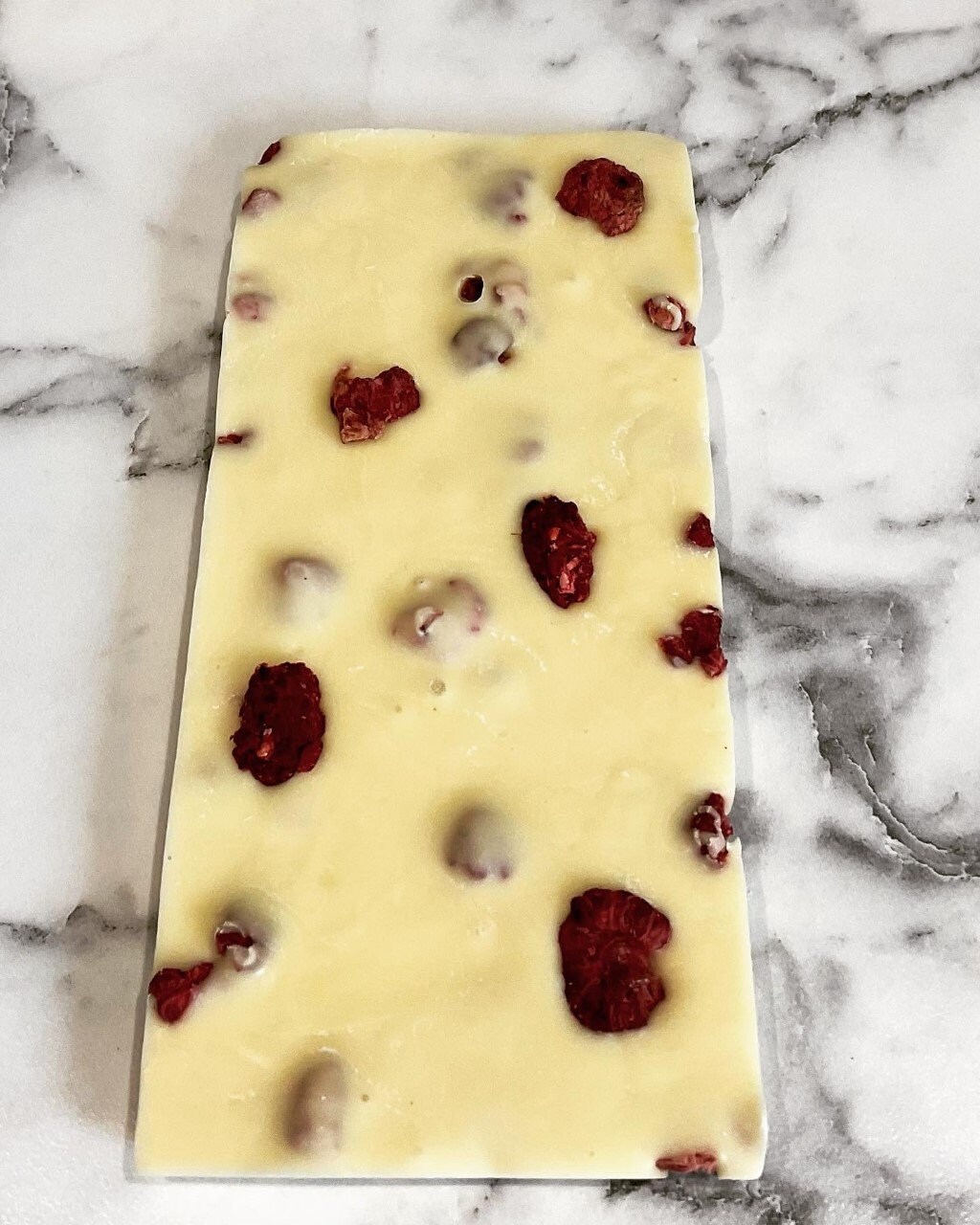 White Chocolate Loaded With Freeze Dried Raspberries - Etsy UK