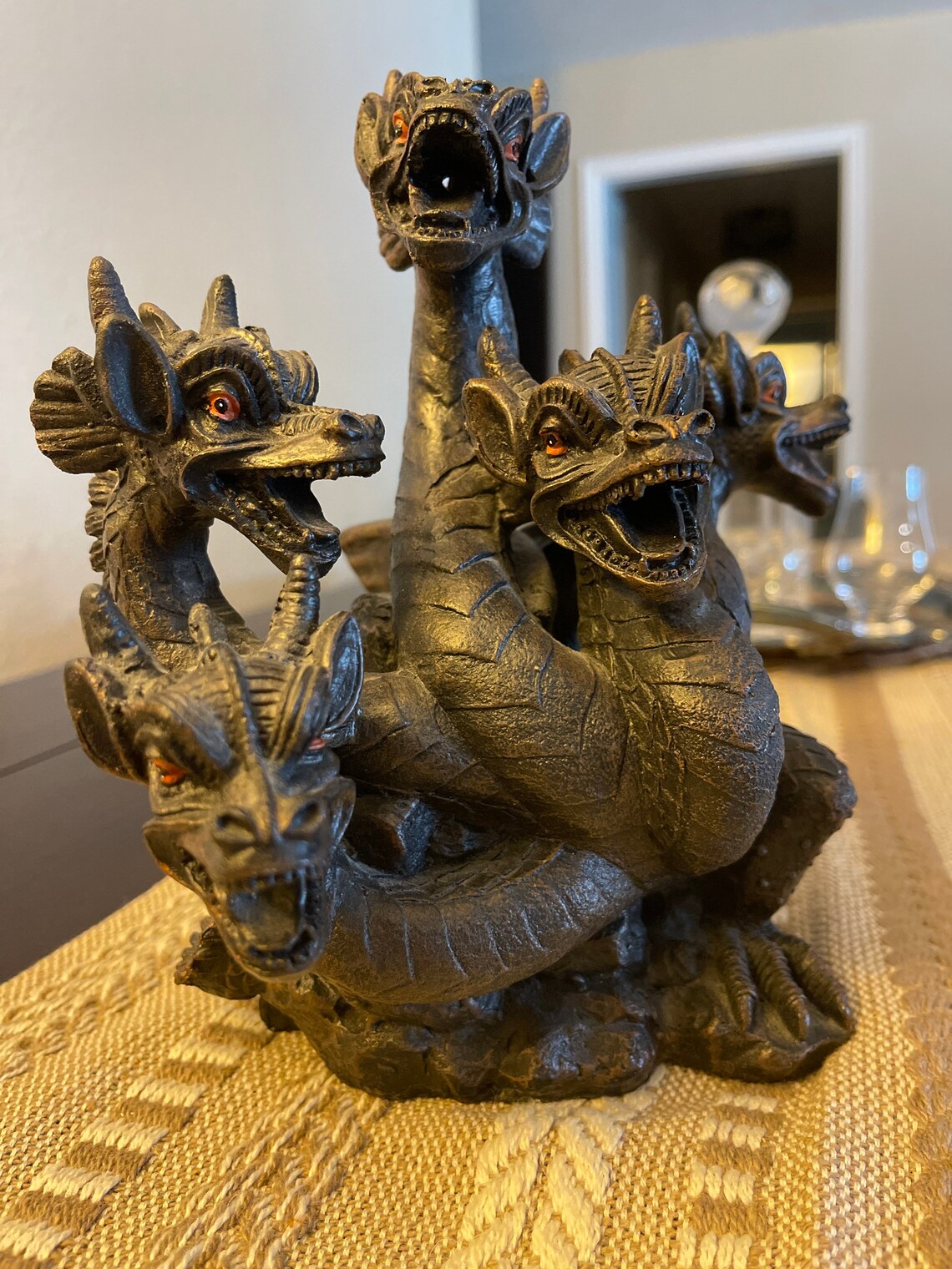 Smoke breathing dragon incense burner smoke incense gift Etsy
