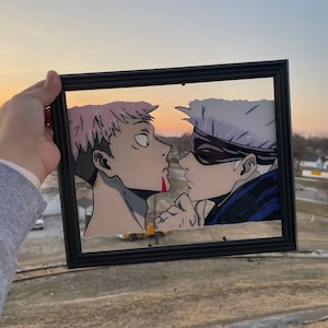 Peinture en verre Jujitsu Kaisen