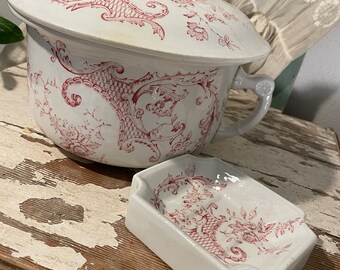 ブランド雑貨総合 Vintage Enamel Etsy - Pot Chamber 保存容器・ケース