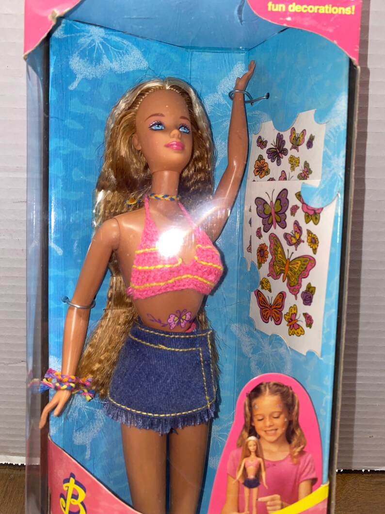 Butterfly Art Barbie Etsy