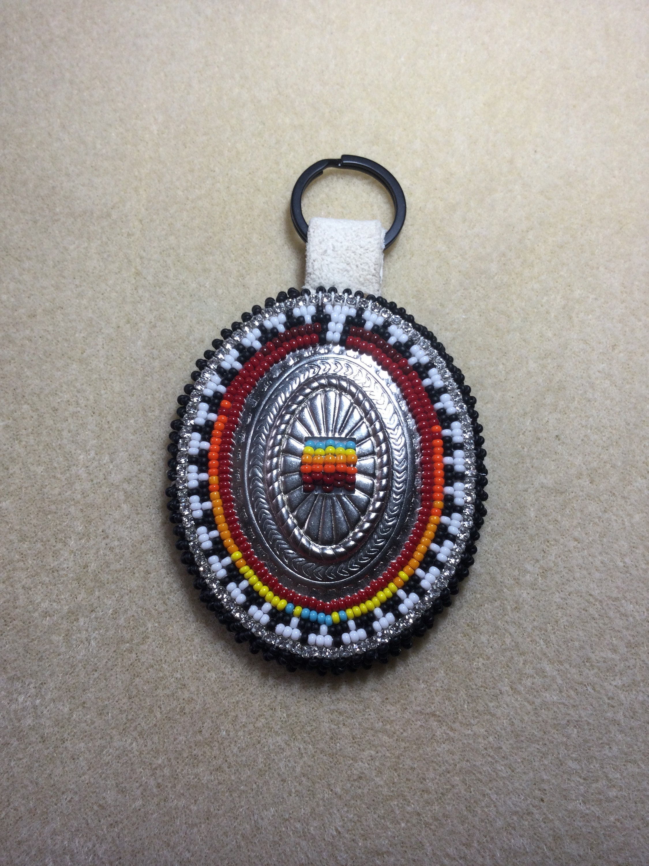 Native American Beaded Key Chain Etsy