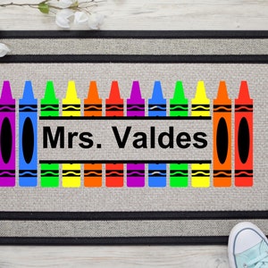 Teacher Doormat, School classroom Welcome Mat, Classroom Decor, Teacher Gifts, Classroom Door Sign, Teacher appreciation Gifts