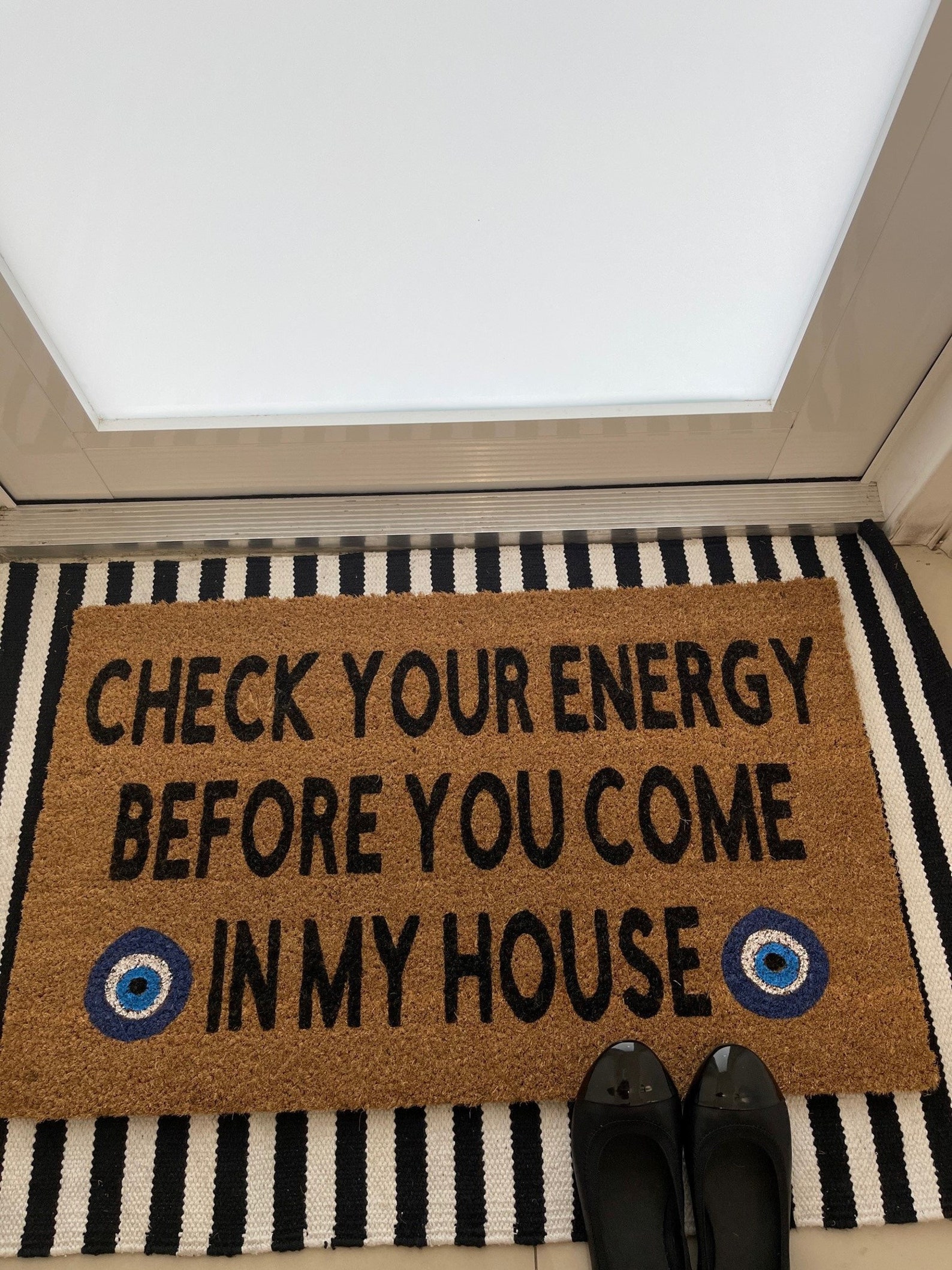 Check Your Energy Before You Come in My House Doormat Energy Etsy