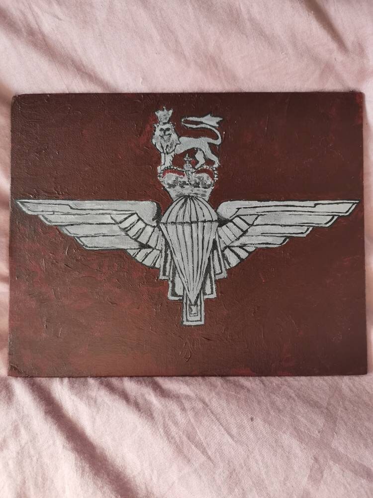 Fallschirm Regiment Custom Handbemalt Leinwand Etsy