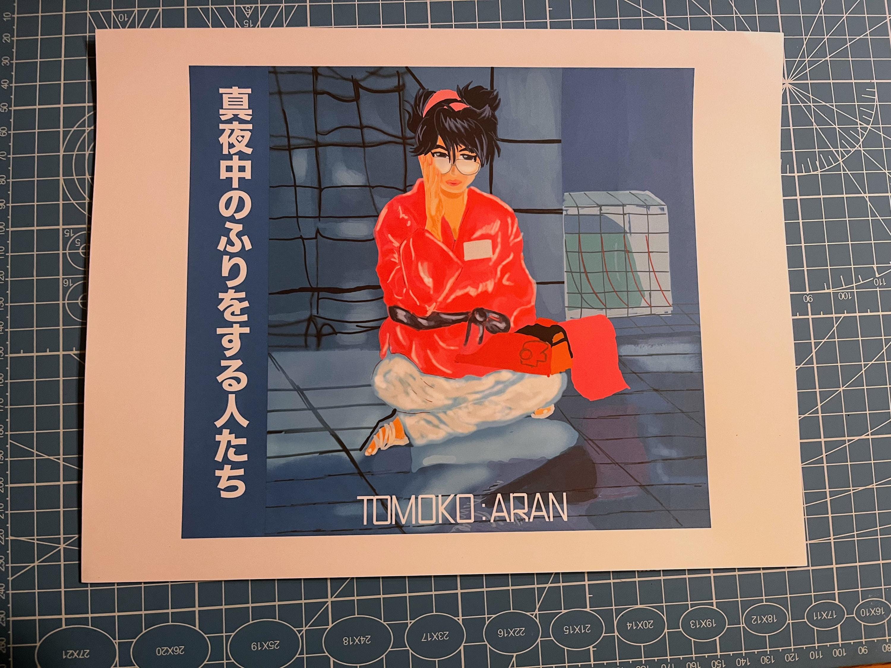 TOMOKO ARAN (midnight Pretenders) City Pop Night Illustration 